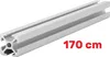 ALUMINIUM KONSTRUKTIONSPROFIL 20x20 R5 170cm ELOXIERT + Produktbild-Vorschau 13
