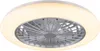 LED Deckenventilator STRALSUND Ø49cm Silber Fernbedienung Produktbild-Vorschau 2