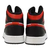 Air Jordan 1 Mid Noir et Rouge (taille enfant/adolescent) - Voir les images du produit 6