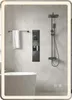 COSTWAY Badspiegel mit LED Beleuchtung, Badezimmerspiegel Produktbild-Vorschau 1