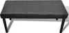 A product shot of a black bench on a white background. Podgląd zdjęcia produktu