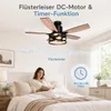 Ventilatore da soffitto Ø132 cm con luce e telecomando, Anteprima dell’immagine prodotto 11