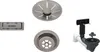 Set di accessori per scarico a pavimento, colore bianco, Anteprima dell’immagine prodotto 2