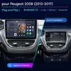 8-Core Android 13 Carplay 6+128G Radio per Peugeot 2008 Anteprima dell’immagine prodotto 2