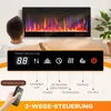 Elektrický krb HOMCOM s topením, 11 barevnými efekty Náhled obrázku produktu 5