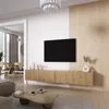 Mobile TV (2 x 100 cm), frontali scanalati, rovere Craft, Anteprima dell’immagine prodotto 2