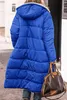 ASKSA Damen Lang Daunenmantel Warm Fleece Reversibel Produktbild-Vorschau 5