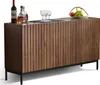 Sideboard Kommode mit 3 Türen & 3D-Wellendesign Anrichte Produktbild-Vorschau 12