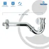 tecuro Bidet-Röhrengeruchsverschluss - Messing verchromt Produktbild-Vorschau 4