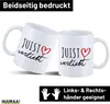 Huuraa Kaffeetasse Juist verliebt 330ml Weiß Keramik Produktbild-Vorschau 2