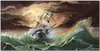 Coloray Bild aus Leinwand 120x60 Leinwand Dekoration - Boot Produktbild-Vorschau 1