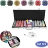 Jayseuw 500 Pokerchips Spiel Pokerset Pokerkoffer Set mit Produktbild-Vorschau 10