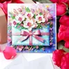 Diamond Painting Karten Set – 8 Blumensträuße Grußkarten | Produktbild-Vorschau 2