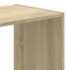 vidaXL Bücherregal Sonoma-Eiche 102x32x102 cm Holzwerkstoff Produktbild-Vorschau 6