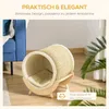 PawHut Katzenhöhle Katzenbett mit Regal Katzenhaus Produktbild-Vorschau 6