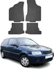 1999-2001 VW Polo Tapis de sol en caoutchouc noir 4 pièces Voir les images du produit 1