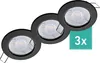 3er Set Oktaplex Einbaustrahler inkl. LED Modul 3.000K Produktbild-Vorschau 1
