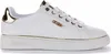 A white Guess sneaker with gold accents is shown from the side against a white background. Produktbild-Vorschau