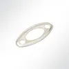 LYSEL® Drehverschluss Messing vernickelt mit Gegenplatte Produktbild-Vorschau 6
