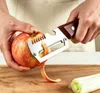 Gemüseschäler 3in1 – 2 Stück Sparschäler Edelstahl Produktbild-Vorschau 4