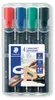 STAEDTLER Flipchartmarker Lumocolor 4St Box Voir les images du produit 9