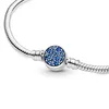 PANDORA Damenarmband aus 925er Silber mit blauen Kristallen Produktbild-Vorschau 6