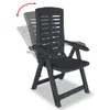 vidaXL Chaises longues de jardin 6 pcs. Anthracite - Voir les images du produit 3