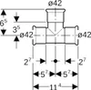 Geberit Mapress, C-Stahl, T-Stück egal, d42mm, verzinkt, 1 Produktbild-Vorschau 6