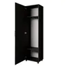 Garderobenschrank LIVIA Schwarz – Flur-Hochschrank mit Produktbild-Vorschau 6