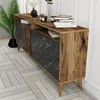 Skye Decor, Milan - Walnut, Black Marble, Produktbild-Vorschau 3