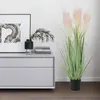 Umelo vyzerajúca tráva v kvetináči – umelá rastlina, výška Náhľad obrázku produktu 2