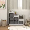 AIYAPLAY Meuble de rangement pour jouets avec 6 bacs Voir les images du produit 8