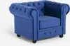 Poltrona da salotto in stile classico Chesterfield in Anteprima dell’immagine prodotto 2