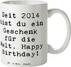 Mr. & Mrs. Panda Teetasse Spruch 2014 Geburtstag Geschenk - Produktbild-Vorschau 1