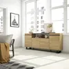 COZY Buffet salon et cuisine, 200x35x87cm, 4 Portes, Chêne Voir les images du produit 2
