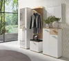 byLIVING Hochschrank Jakob, 49x196x30 cm, Melamin weiß mit Produktbild-Vorschau 6