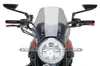 Cupolino PUIG naked fumè chiaro 340x320mm per Kawasaki Anteprima dell’immagine prodotto 3