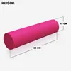 A pink foam roller with dimensions indicated by dashed lines and text labels. Produktbild-Vorschau