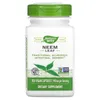 A white bottle of Nature's Way Neem Leaf dietary supplement with a green flip-top cap. Produktbild-Vorschau