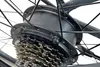 Close-up of the rear hub and cassette of an e-bike. Produktbild-Vorschau