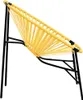 vidaXL Gartenstuhl in Ei-Form Schwarz und Gelb Poly Rattan Produktbild-Vorschau 5