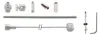Trommelbremskabel -Kits -Kit mit 1700 mm 2250 mm Edelstahl Produktbild-Vorschau 1