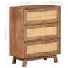 Credenza 61x35x76 cm in legno massiccio di mango Anteprima dell’immagine prodotto 6