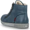 A single blue Rieker boot is shown from a side-rear angle against a white background. Anteprima dell’immagine prodotto