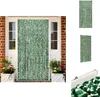 vidaXL Insektenschutz-Vorhang Grün und Weiß 100x220 cm Produktbild-Vorschau 1