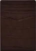 FOSSIL Geldbörse Geldklammer Andrew Emboss Card Case Brown Produktbild-Vorschau 1
