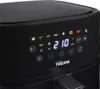 Close-up of the control panel of a black air fryer. Produktbild-Vorschau