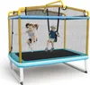Trampolino KOMFOTTEU per bambini, 3 in 1, con altalena Anteprima dell’immagine prodotto 1