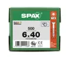 SPAX® 0191010600405 SPAX® Universalschrauben T30 Senkkopf Podgląd zdjęcia produktu 20