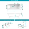 Calmwaters® Rechteck Badewannen-Set 180x80 cm mit Produktbild-Vorschau 6